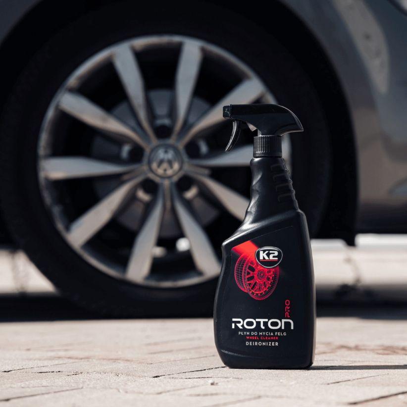 Żel do mycia felg krwisty efekt k2 roton pro 750ml intensywne czyszczenie