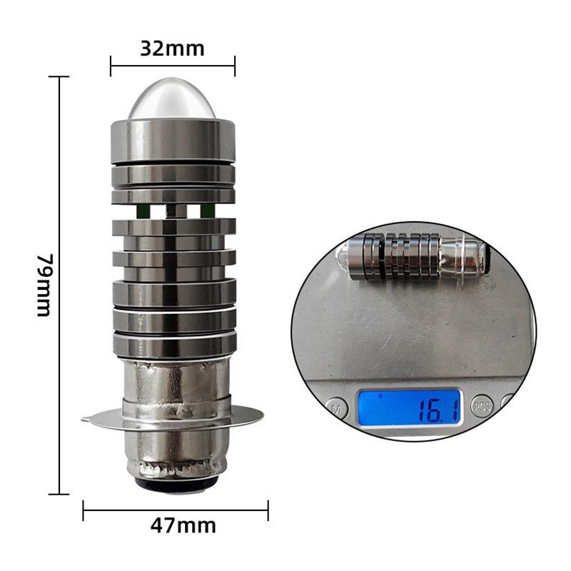 Universal 12V Dual Color Headlight Bulbs P15D H6 Px15D Led Motorcycle Headlight H6 Scooter Motobike Head Lamp