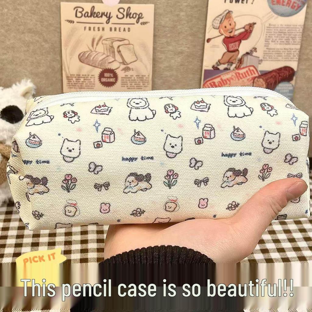 Adorable West Highland Terrier Pencil & Makeup Case - Large Capacity, Perfect for Students & Girls