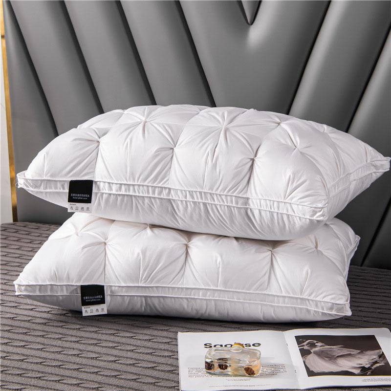 Five-star hotel down comfort pillow, 3D