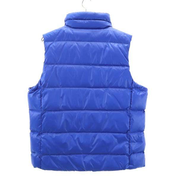 unused Johnbull Denier Nylon Loom Down vest M Blue PERMAWARM Men's Used