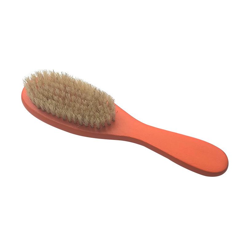 

Solid Wood Men s Beard & Hair Styling Brush with Boar Bristles