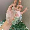 Dongling Jade Ice Ping An Kou Pendant Necklace - Versatile Unisex Agate Necklace