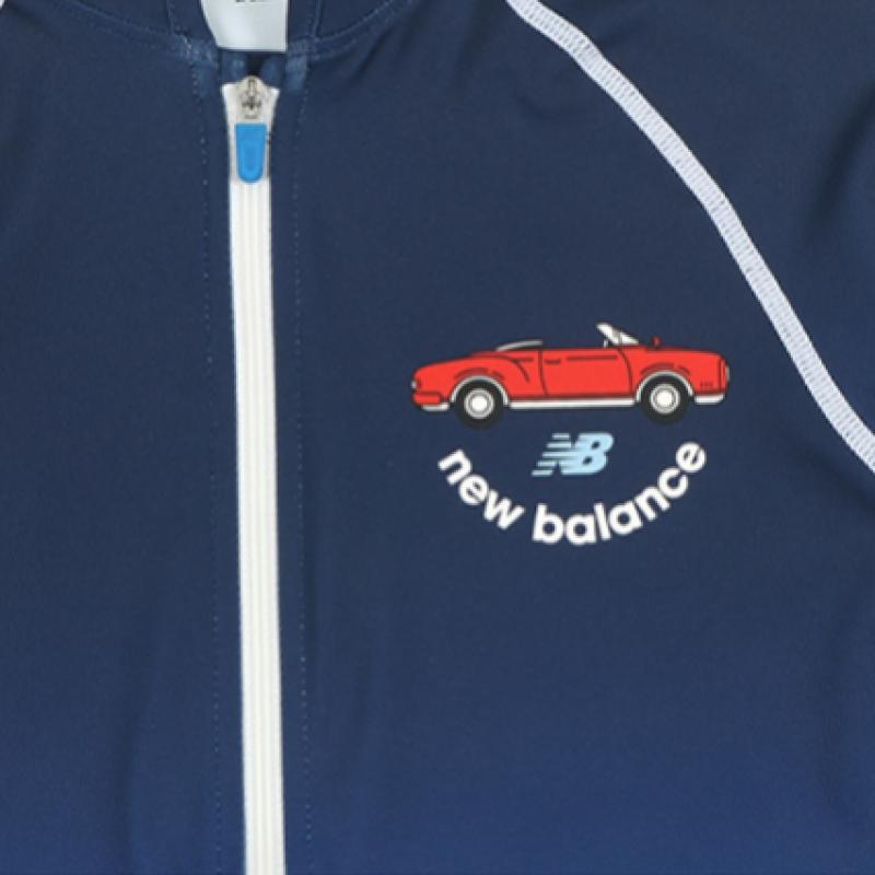 New Balance Kids Boys Rash Guard Setup  Navy