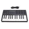 TOPINCN MIDI Keyboard Bluetooth 8 RGB Music Beginner To Black 25-Key Controller, Enabled, Wireless, Pads, Multi-DAW Compatible, Production,