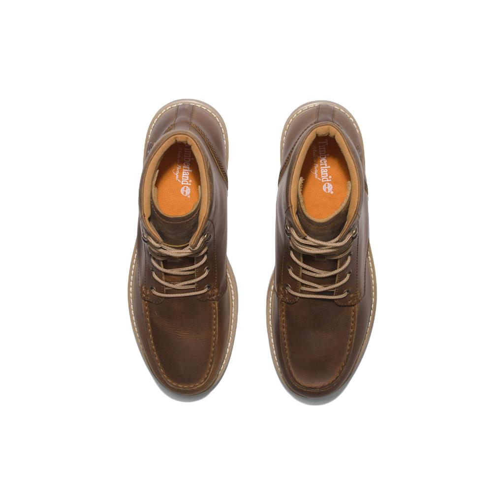 Timberland Newmarket 2 Top Layer Cowhide Warm Wear-Resistant Casual Comfortable Mid-Calf Outdoor Boots Men boots Brown A5M6Z231