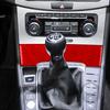 For Volkswagen Passat B6 2006-2011 Carbon Fiber Gear Shift Storage Box Panel Decorative Cover Car Interior Accessories Sticker
