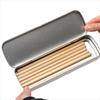 For Kids Metal Single Layer Student Silver Stationery Box Pencil Box Pencil Storage Box Pencil Case