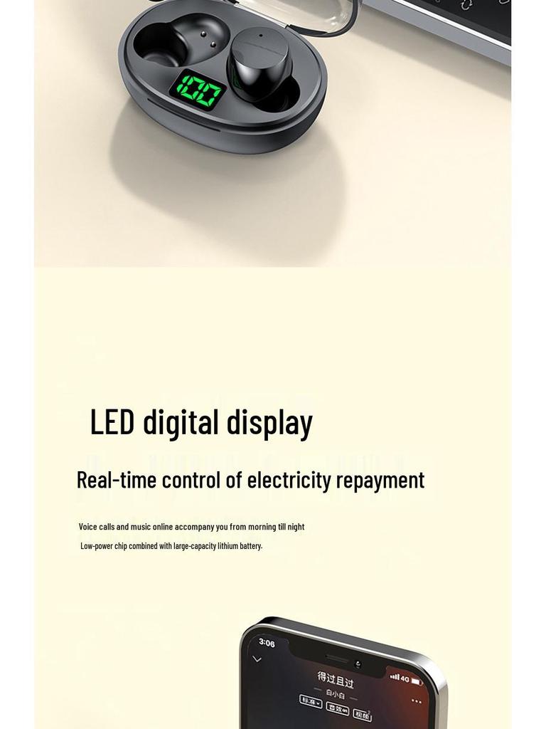 Cross-Border Bluetooth Earphones with Long Battery Life & Touch Controls
