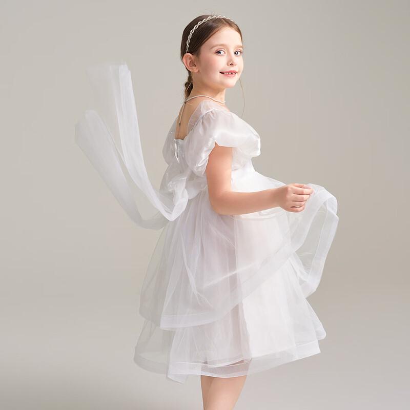 Girls  Summer Puffy Mesh Princess Dress 110