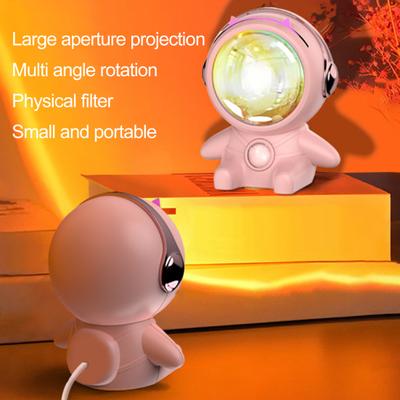 Sunset LED Light Creative Shape Create Atmosphere 2000K Practical Spaceman-Shaped Sunset Projector Lamp Party Accessories
