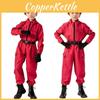 Squid Game Character Cosplay Suit With Polyester Material For Girls Game Event Dress