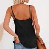 Women Fashion Color Sexy Lace V-neck Camisole Vest Tank Top