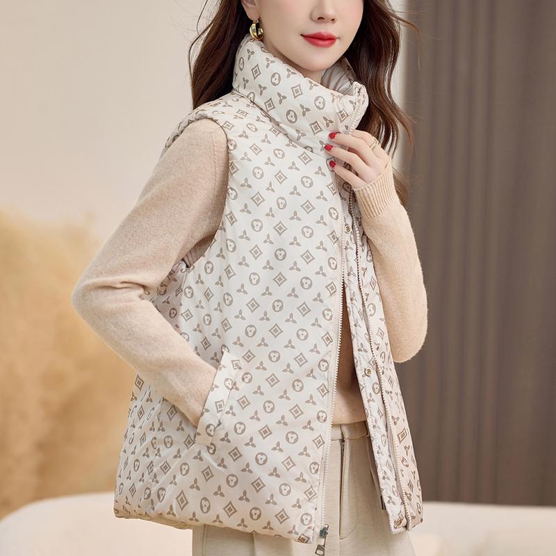 Fashion Winter Women's Vest Hooded Can Be Worn On Both Sides Thick Warm Casual Sleeveless Jackets Woman Short Coat