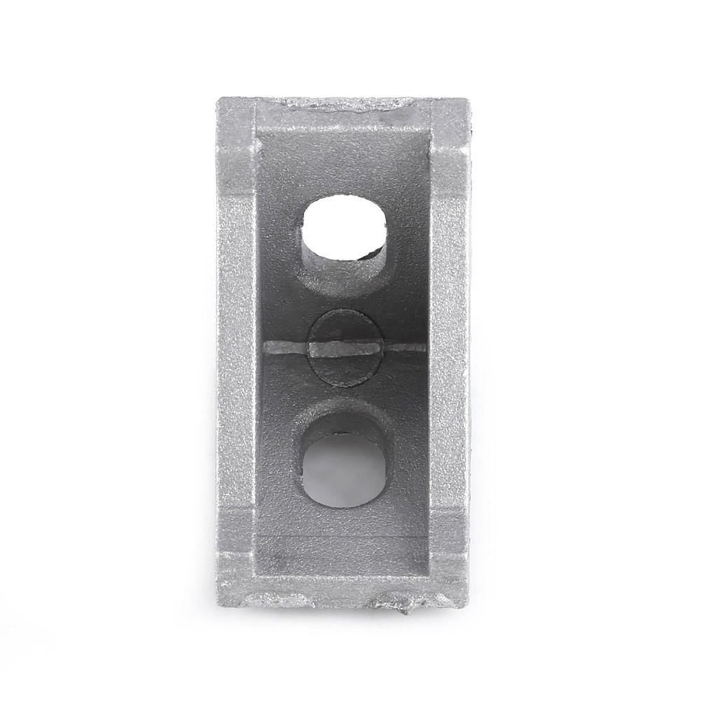 10pcs Silver Corner Bracket Aluminum Alloy L Shape Bracket Aluminum Extrusion Profile