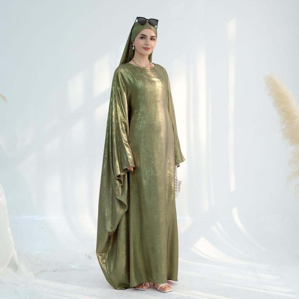 Loriya2025 Elegantes Patchwork Abaya Kleid LR778