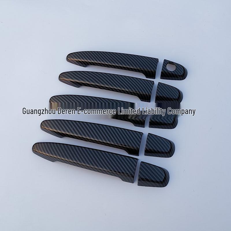 Carbon Fiber Handle Cover for 2003-2009 Toyota Prado FJ120 Exterior Door Handles