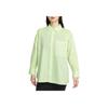 Sportswear Chill Poplin Fashion Simple Beautiful Trendy Long Sleeve Shirt Women Shirts Light-Yellow-Green HJ0716-701