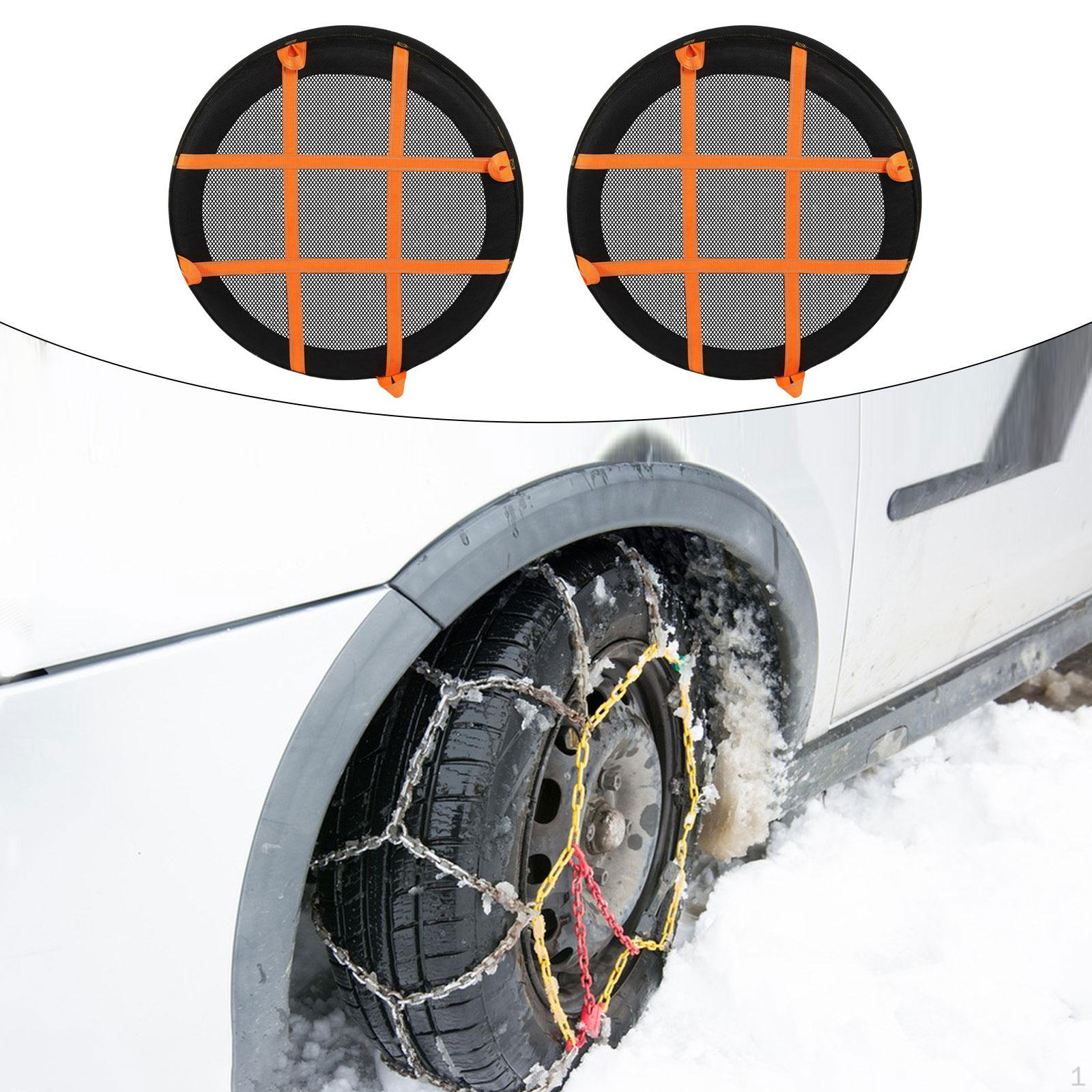 

2 шт. Зимние носки для шин легковых автомобилей, легких грузовиков, полное покрытие, автомобильные 6001