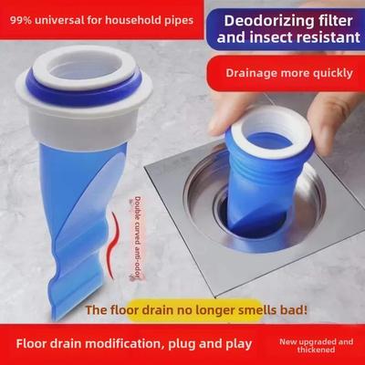 Silicone Anti-Odor Floor Drain Cover & Insect Repellent for Bathroom and Washing Machine