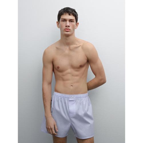

[Massimo Dutti] Хлопковые полосатые трусы 100% 0248184 [Отправка из Кореи] 100% Оригинал Sky Blue - L