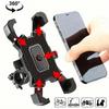 Phone Mount for Motorcycle Bicycle, ABS Automatic Lock 4-Claw Design, 360 Rotatable Handlebar Holder for Electric Bike Scooter, Black