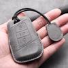 Styling Mouldings Sheepskin Leather Car Key Case Cover Fob For Volkswagen Polo VW Magotan Passat B8 TIGUAN MK2 Golf 8 2020 Car A
