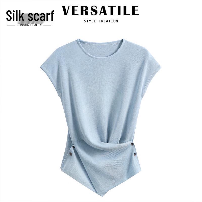 Women s Slim Fit Sleeveless Knit Top M