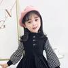 Girls Long Sleeve Knit Dress Fall Winter Princess Style Kids