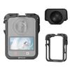 PULUZ Aluminum Alloy Camera Cage For DJI Osmo 360 II / 360, Expansion Frame With Lens Cover & Cold Shoe, Black