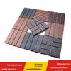 Eco-Friendly Outdoor Imitation Wood Flooring: Self-Laying, Weather-Resistant PP Plastic for Garden and Terrace