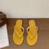 Flat-bottomed small fragrant slippers women's shoes summer wear new toe sandals flip-flops