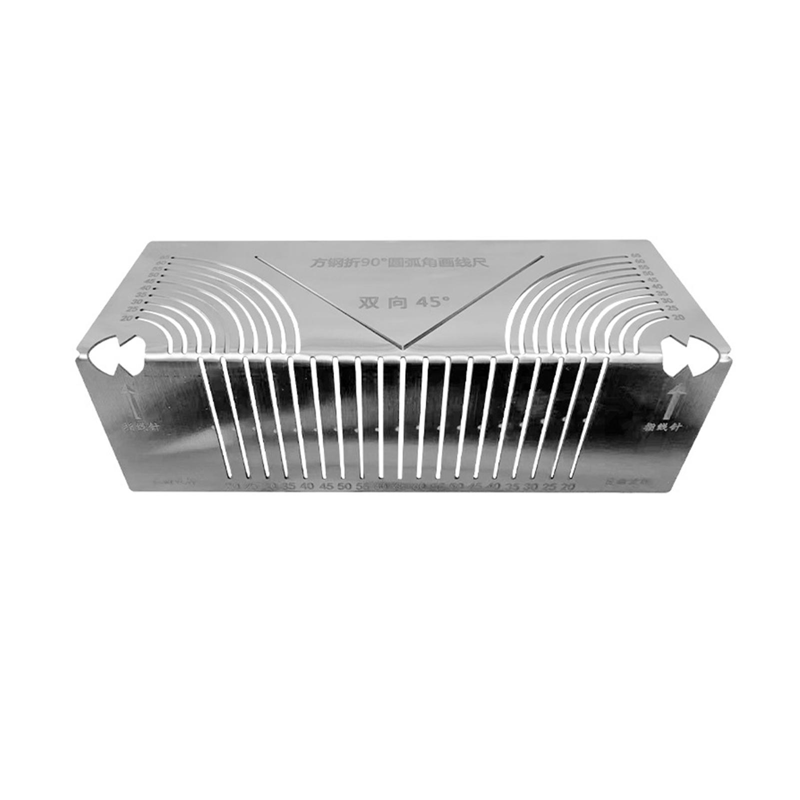 

Precise-Flex Angle Arc Marking Tool Efficient Metal Pipe Saddle Cutting Guide Pipefitter Measuring Tools Line Drawing Ruler