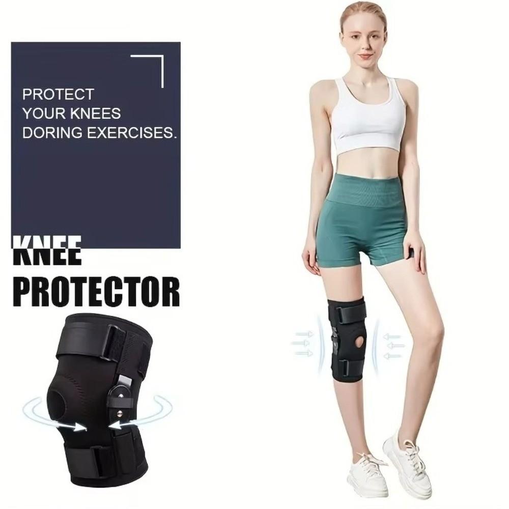 Adjustable Knee Brace Side Stabilizers Knee Protector Hinged Orthopedic Knee Brace Men