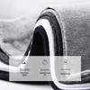 Plus Size Men's Cotton Mid-Calf Socks, Sizes 44-48, Black or White