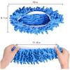 Mop in microfibra Pantofole Copriscarpe Morbido Lavabile Riutilizzabile Pavimento Lucidatura Polvere Sporco Capelli Uomo Donna Spazzatrice Strumento di pulizia Mop