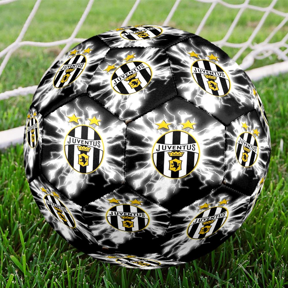 Juven-tus Football Club Printed Size 5 Soccer Balls, High-Quality, Anti-Slip, Protective Football, A Unique Gift , Birthdays, Christmas Gifts