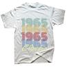 New Men 1965 Classic T Shirt Oversize Printed Casual Tee shirt Casual Short Sleeve Father Days Daddy Couples TShirt