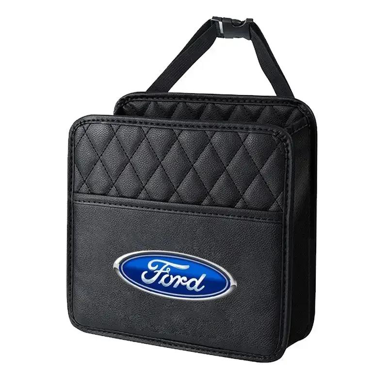 

New 2026 Car Sticker 2025 Hot For Ford Car Organizer Multi-functional Car Seat Storage Bag Waterproof Hanging Organizer Bag For