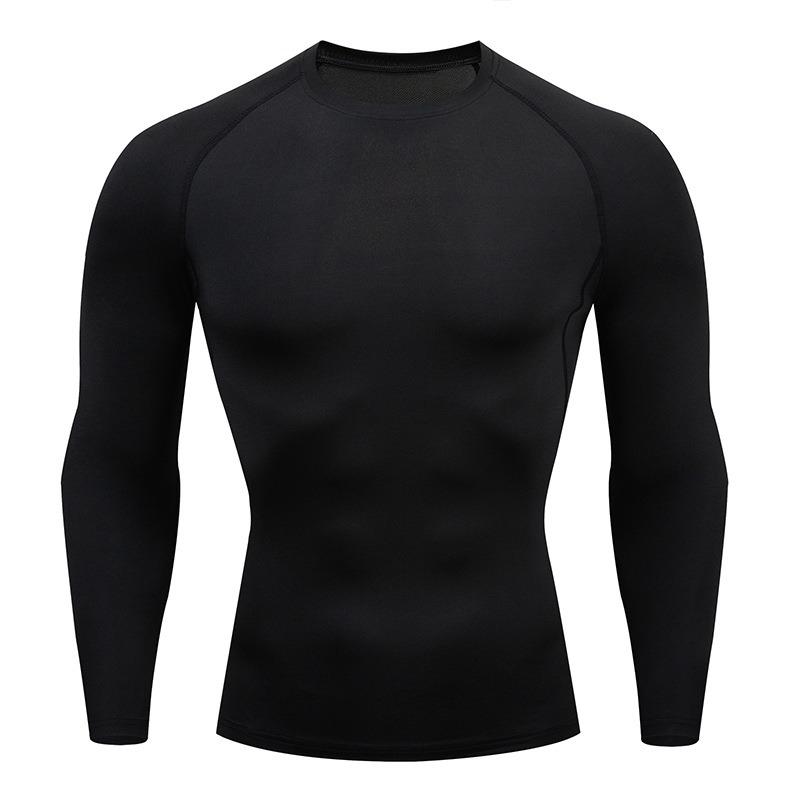 Sports Quick Drying Fitness Suit Men's Shirt Fitness Tight Long Sleeved Sportswear