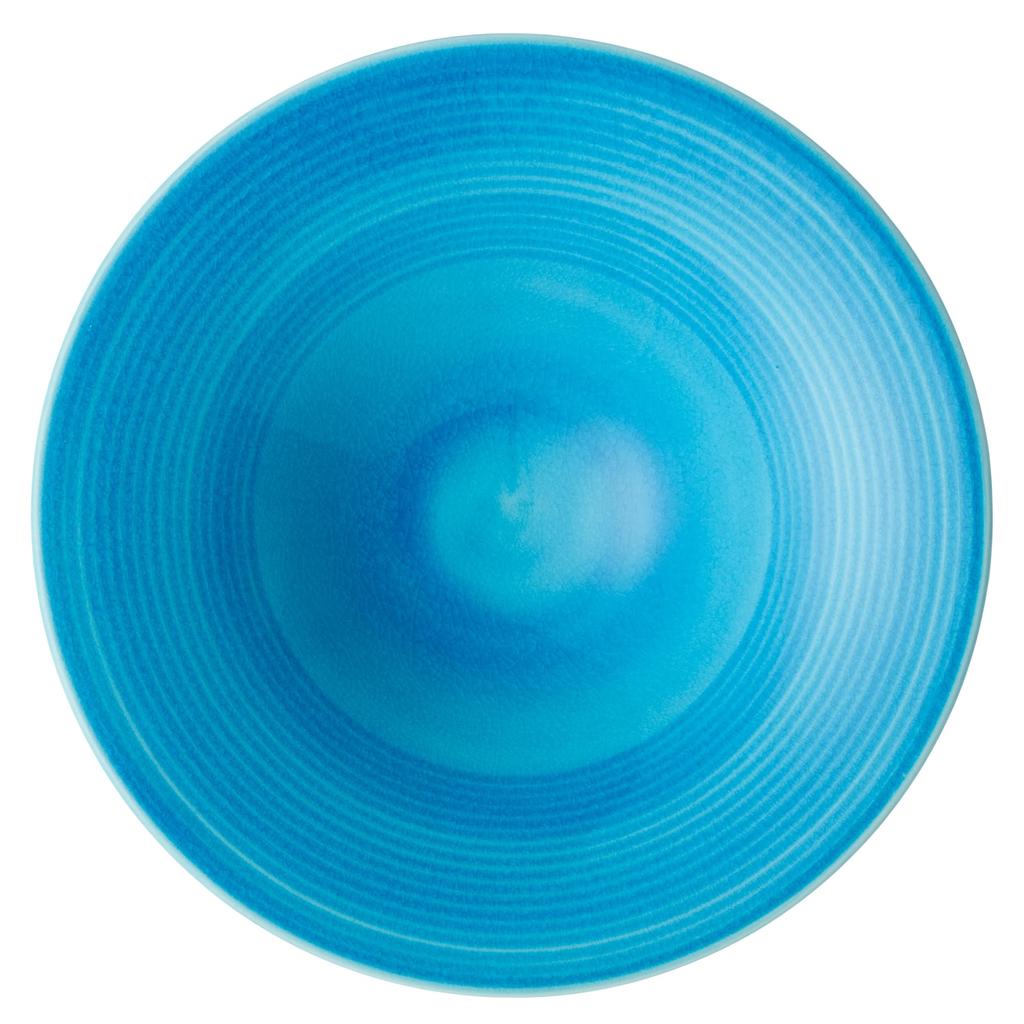 TOKI1919 MINOYAKI Turkish Glazed Traditional Japanese Shallow Salad 16 x 4 cm Mino Japanese Suitable for Ryokan and Microwave and Dishwasher Crackle