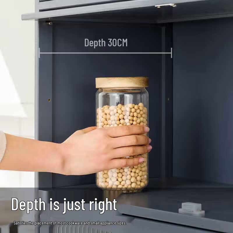 GOWKE Bamboo Kitchen Storage Cabinet