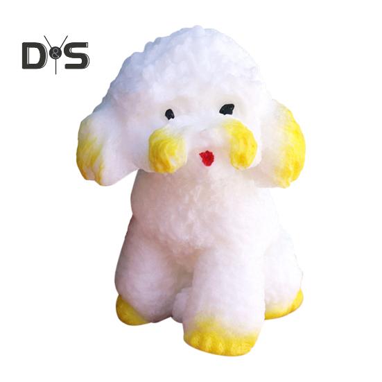 Simulation Dog Squeeze Toy Anxiety Stress Relief Puppy Pinch Sensory Toy Kids Teens Adults Soft TPR Stress Ball Animal Fidget Toy