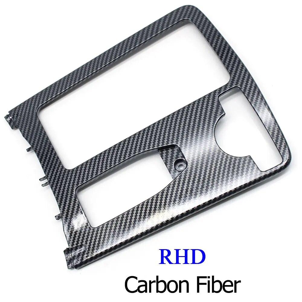 Interior Center Console Carbon Fiber Cup Holder Cover Armrest Storage Box Rolling Blind Panel For Mercedes Benz W204 W212 W207