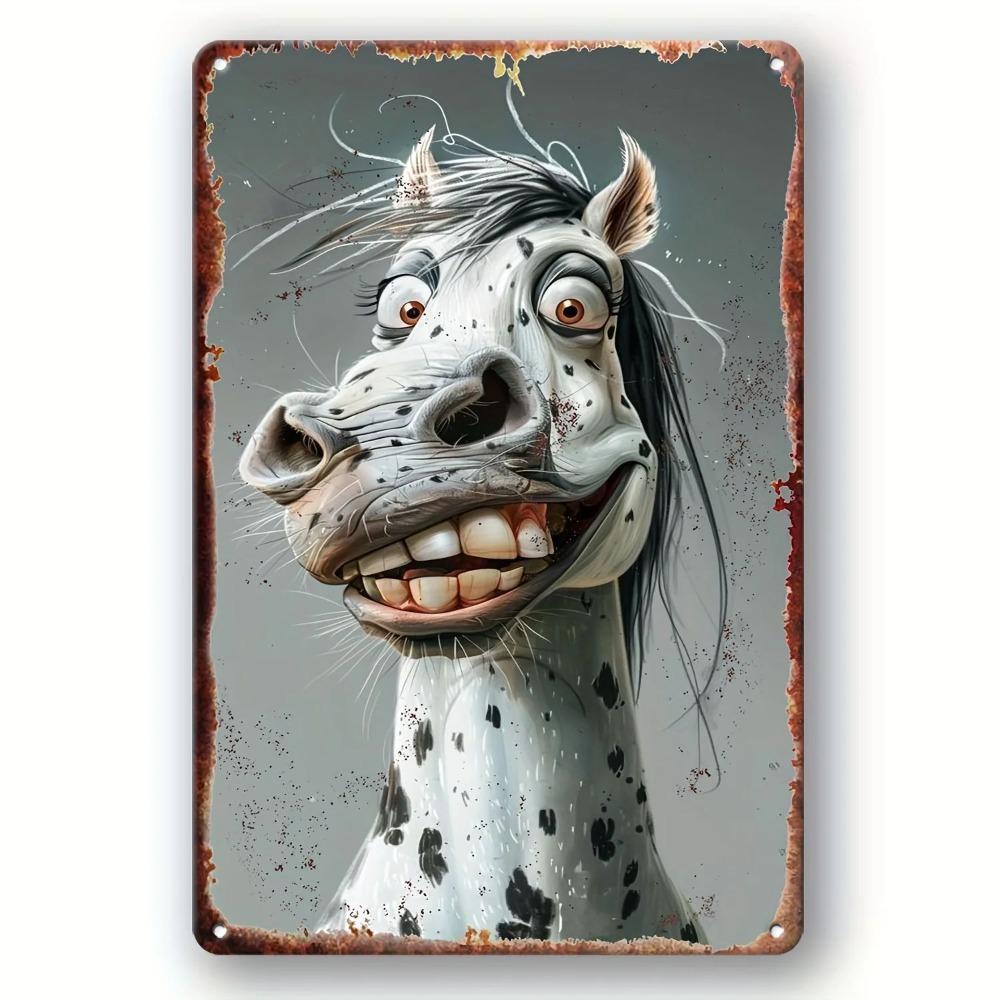 Metal Wall Art Sign Hanging Decorative Plaque 20x30cm