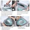 Toilet Seat Cover Mat Soft Velvet Fabric Universal Bathroom Toilet Seat Cover Washable Closestool