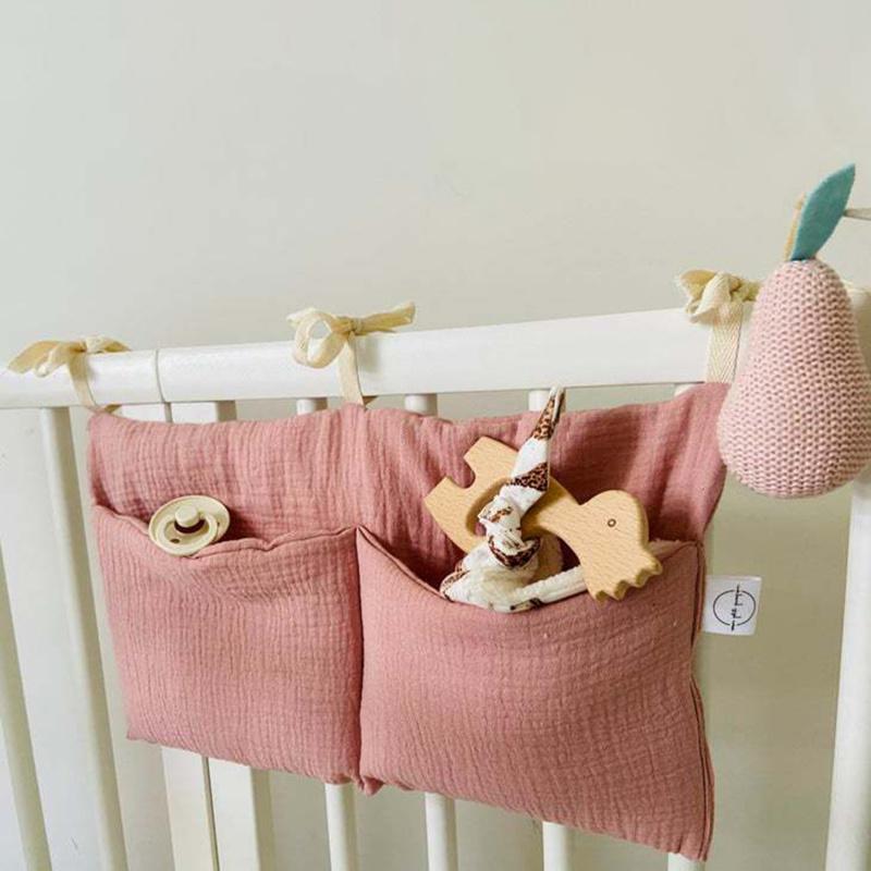 Nachttisch-Aufbewahrungstasche, Organizer, Hängetasche für Schlafsaalbett, Etagenbett, Krankenhausbettgitter, Buch, Spielzeug, Windeltaschen, Betthalter