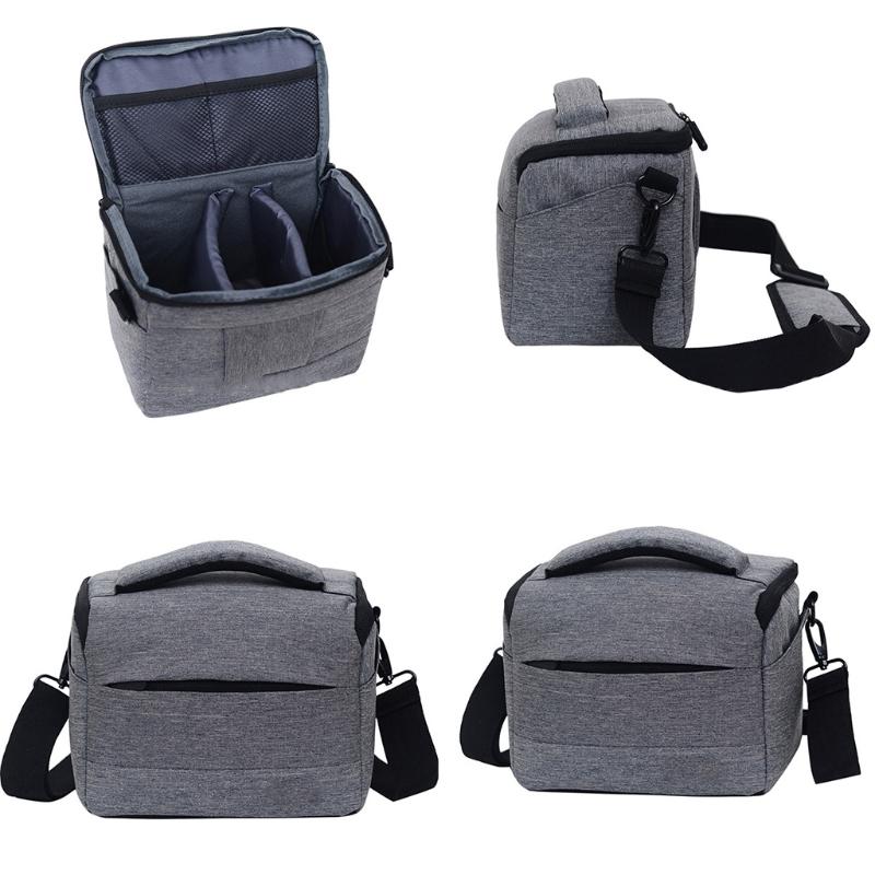 DSLR Camera Bag Fashion Polyester Shoulder Bag Camera Case Suitable For Lens Pouch Bag Waterproof Photography Photo Bag