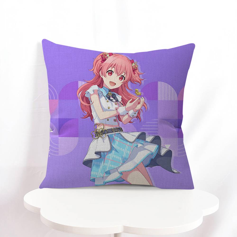 A-Airi Momoi Cartoon Cushion Cover Pillowcase Upholstery Sofa Throw Pillow Home Decor Pillowcas