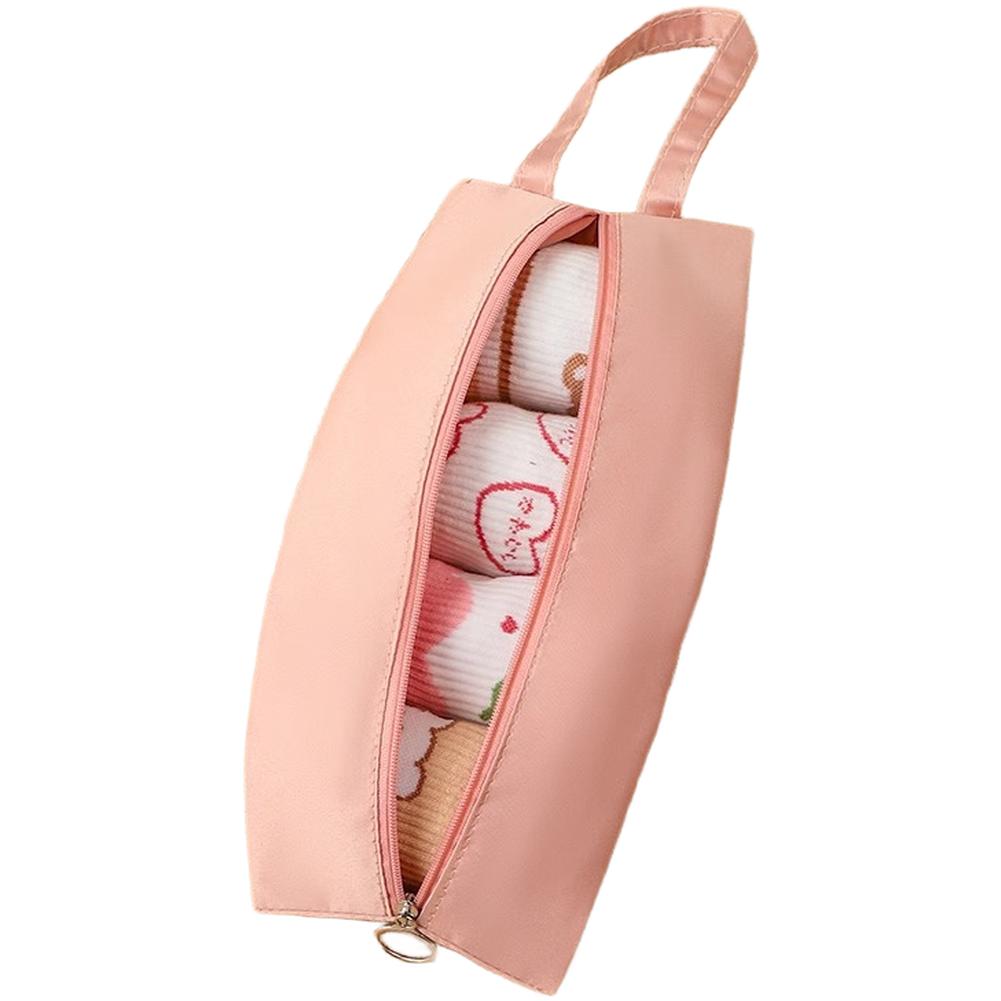

Canvas Storage Bag with Waterproof Feature and Smooth Metal Zipper to Keep Underwear and Socks Secure During Travel